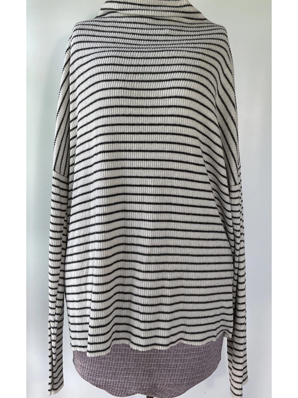 Lucky Brand Sweater Women Large Turtleneck Long Sleeve Pullover Stretch